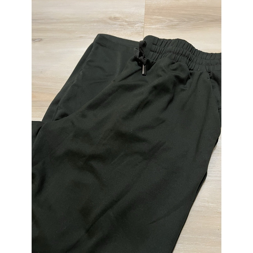 Apana Elastic Waist Activewear Track Pants Green Women Large
